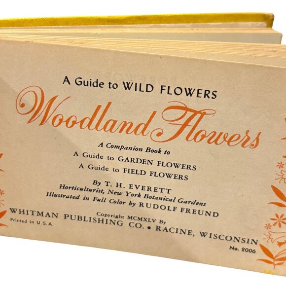 A Guide To Wild Flowers Woodland Flowers Book By T.H. Everett - Picture 3 of 8